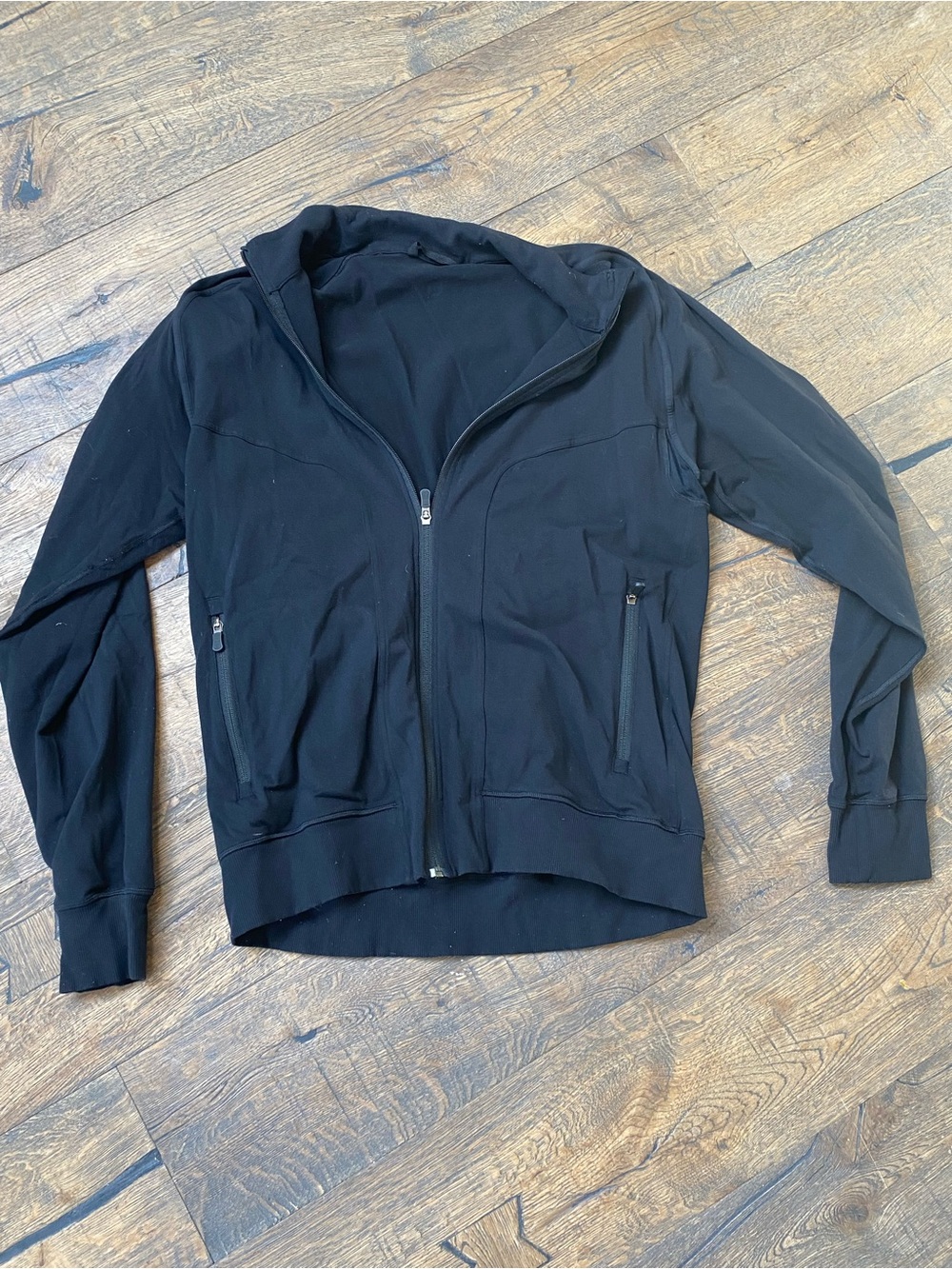 Lululemon Mens Black Full Zip Hoodie Jacket Size XXL